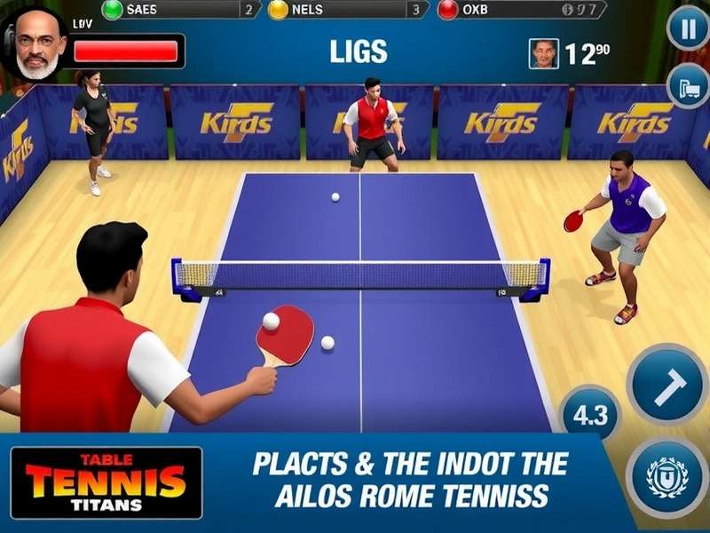 Table Tennis Titans India Gameplay Screenshot